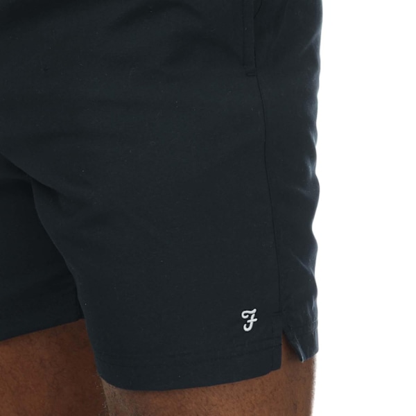 Farah Owen Enfärgade Badshorts för Män L Marinblå Navy L