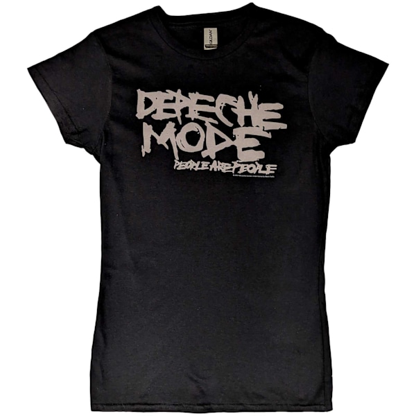 Depeche Mode Dam/Kvinnor People Are People T-Shirt S Svart Black S