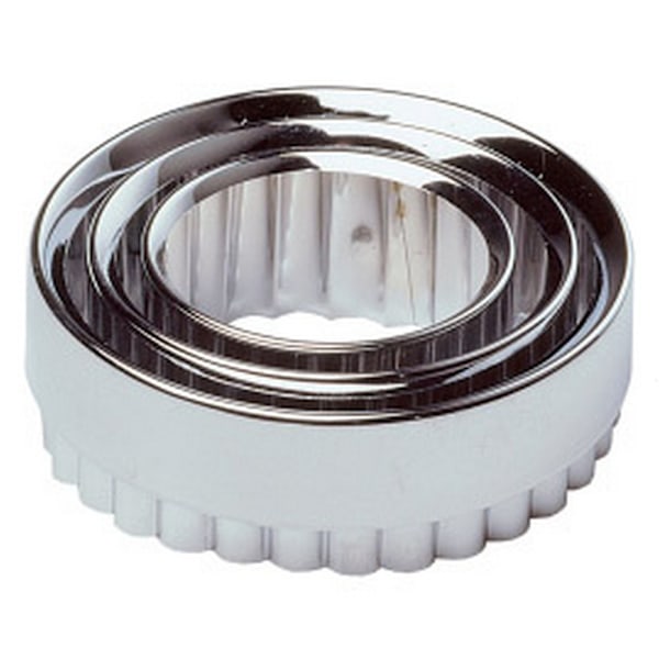 Chef Aid Pastry Cutters (3-pack) One Size Silver Silver One Size