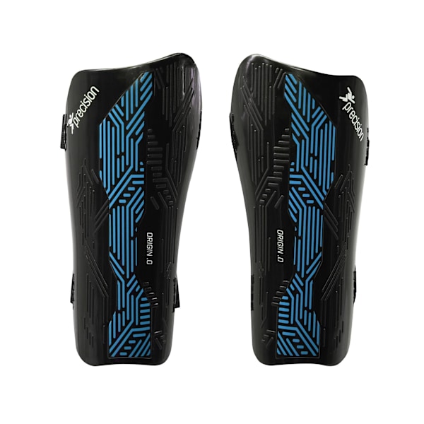 Precision Unisex Vuxen Origin.0 Benskydd med Rem XS Svart/Cyan Black/Cyan XS