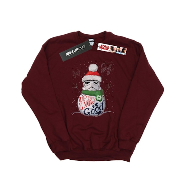 Star Wars Stormtrooper Up To Snow Good Sweatshirt L Burgun Burgundy L