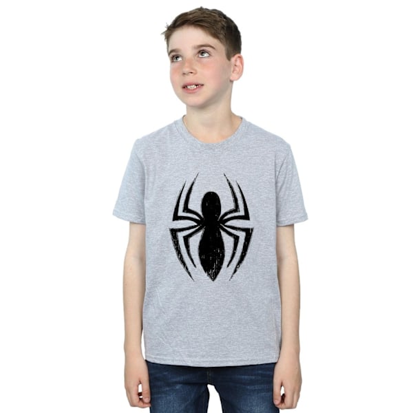 Spider-Man Boys Ultimate Logo T-shirt 12-13 år Sports Grey Sports Grey 12-13 Years