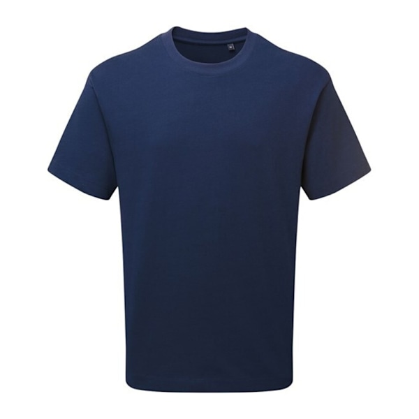 Anthem Herr T-shirt i Tjock Bomull, Storlek S, Marinblå Navy S