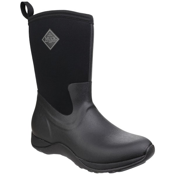 Muck Boots Unisex Arctic Weekend Pull On Wellington Boots 4 UK Black/Black 4 UK