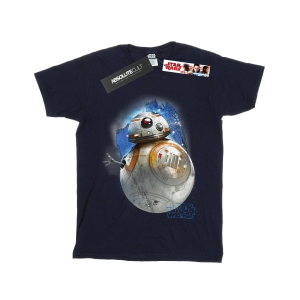 Star Wars Boys The Last Jedi BB-8 Borstad T-shirt 12-13 år N Navy Blue 12-13 Years