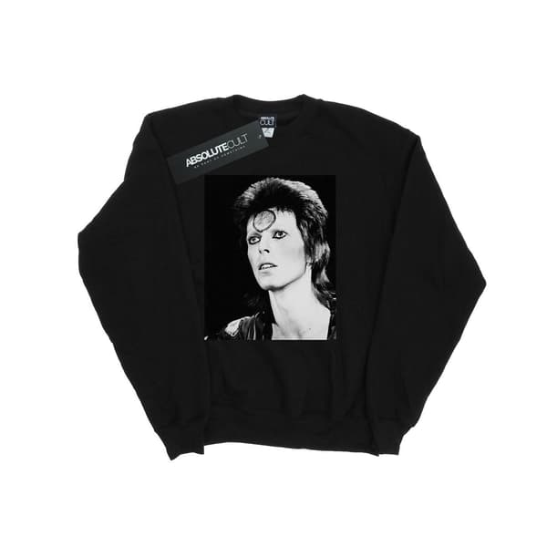 David Bowie Herr Ziggy Looking Sweatshirt M Svart Black M