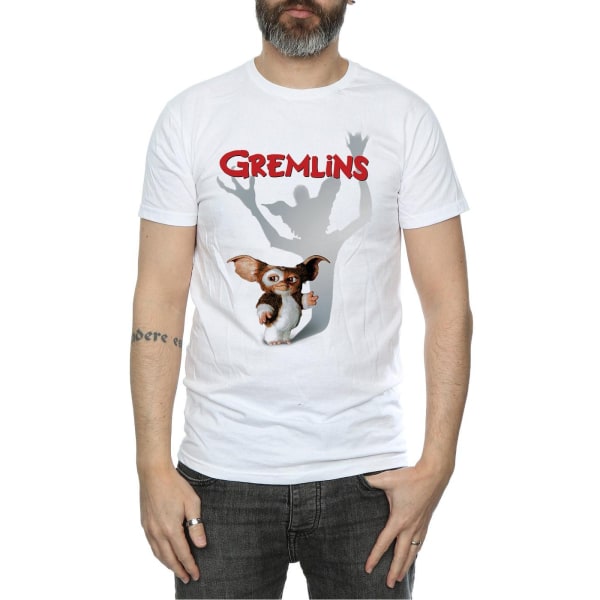 Gremlins Mens Gizmo Shadow T-Shirt L Vit White L