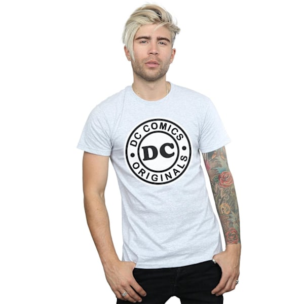 DC Comics Herr DC Originals Logotyp T-shirt S Sports Grey Sports Grey S