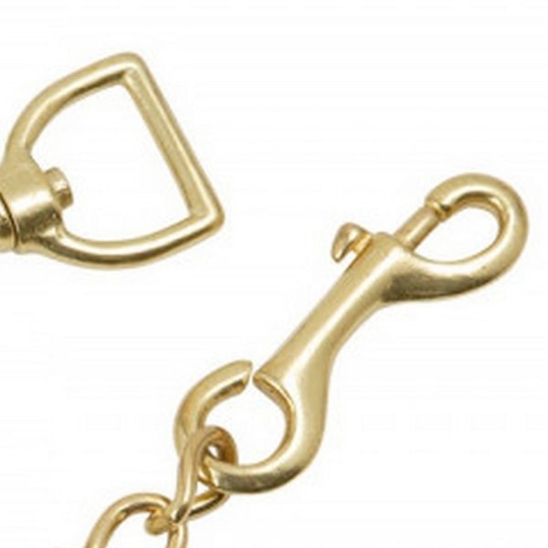 Shires Horse Newmarket Chain 30in mässing Brass 30in