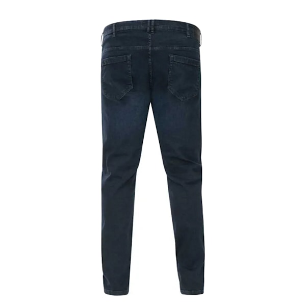 Duke Herr D555 Daniel Tapered Leg Kingsize Jeans 40R Blå Svart Blue Black 40R