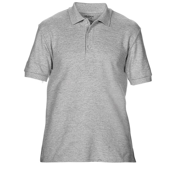 Gildan Premium Cotton Sport Double Pique Poloskjorta för Herr 2XL Sp Sport Grey (RS) 2XL