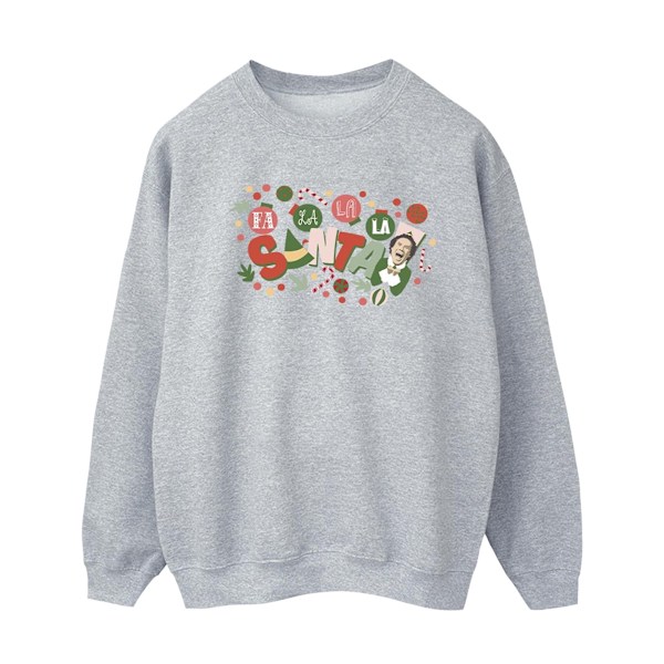 Elf Dam/Damer Santa Fa La La Sweatshirt L Sports Grey Sports Grey L