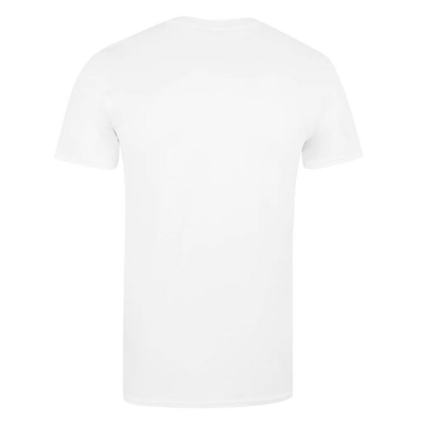 NASA Mens lyft av bomull T-shirt M Vit White M