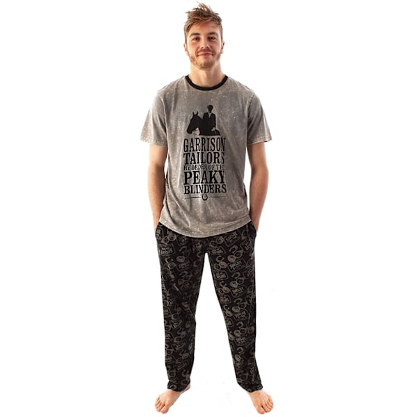 Peaky Blinders Herr Familj Tommy Shelby Pyjamas Set M Grå/Svart Grey/Black M