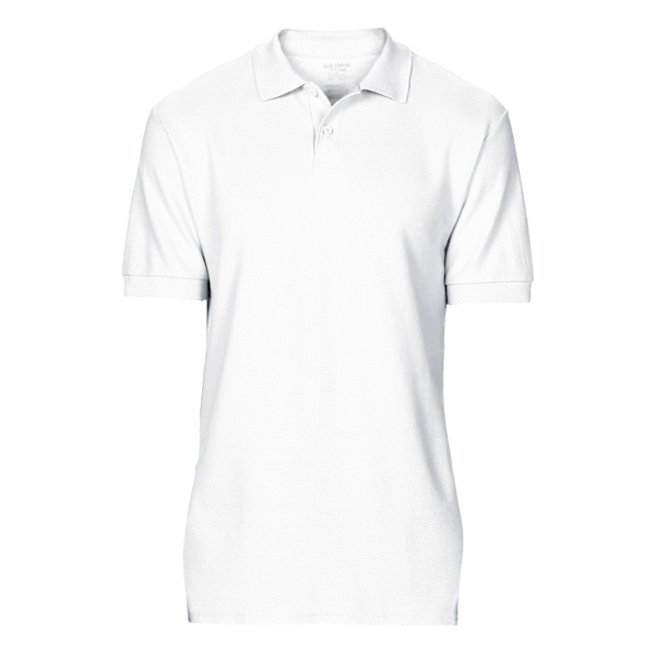 Gildan Softstyle Herr Kortärmad Dubbel Pique Poloskjorta 3XL White 3XL