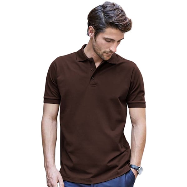 Tee Jays Herr Luxury Stretch Kortärmad Polotröja M Chocolat Chocolate M