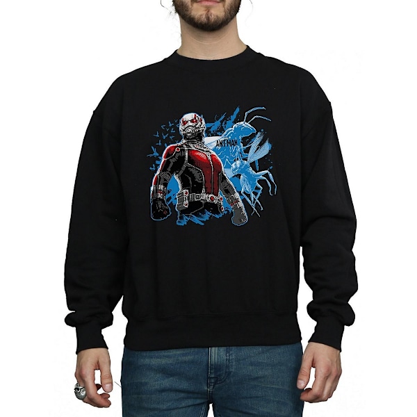 Ant-Man Herr Stående Bomullströja S Svart Black S