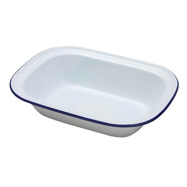 Falcon Avlång Pajform Vit 22 x 16,5 x 5cm En Storlek En Färg One Colour One Size