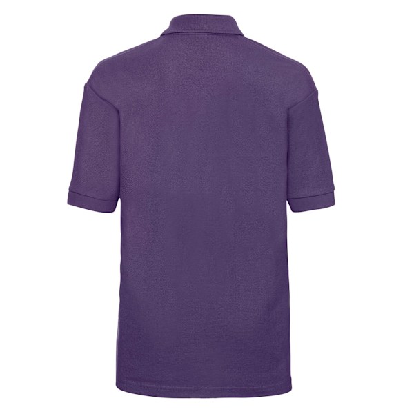 Russell Barn/Barn Pique Poloskjorta 5-6 År Lila Purple 5-6 Years