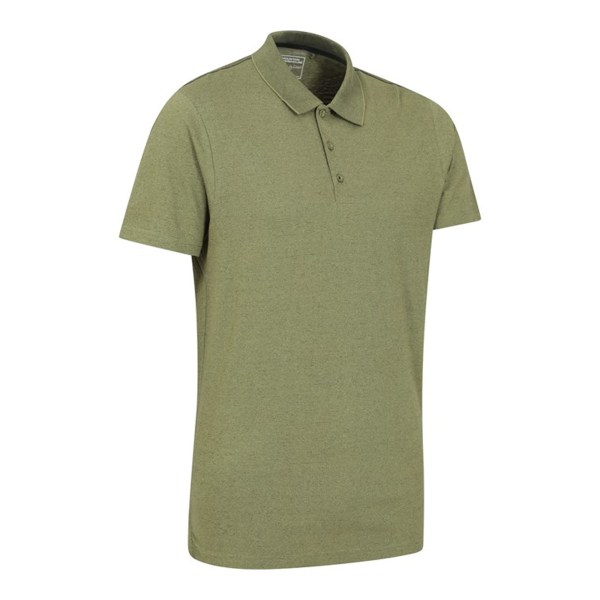 Mountain Warehouse Herr Cordyline Textured Polo Shirt S Khaki Khaki S