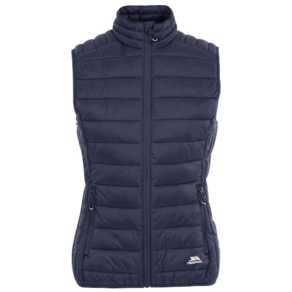 Trespass Womens/Ladies Teeley Packaway Gilet XXL Marinblå Navy XXL