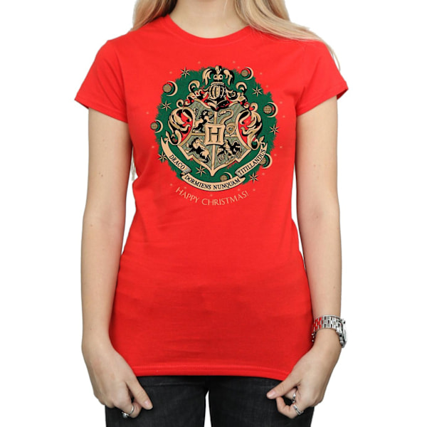 Harry Potter Dam/Damjul Julkrans Bomull T-shirt XL R Red XL