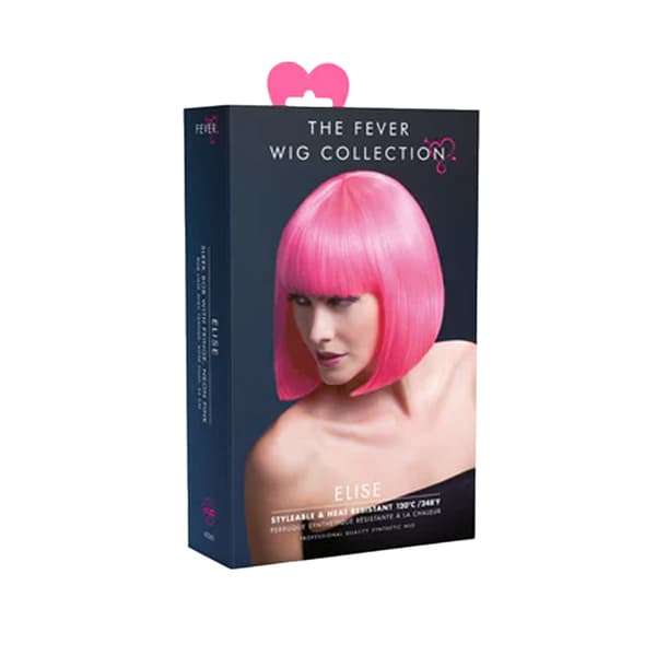 Fever Dam/Dam Elise Peruk One Size Neonrosa Neon Pink One Size