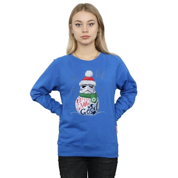 Star Wars Dam/Damer Stormtrooper Up To Snow Good Sweatshirt Royal Blue M