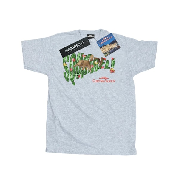 National Lampoon's Christmas Vacation Herr Ekorre Träd T-shirt Sports Grey XXL