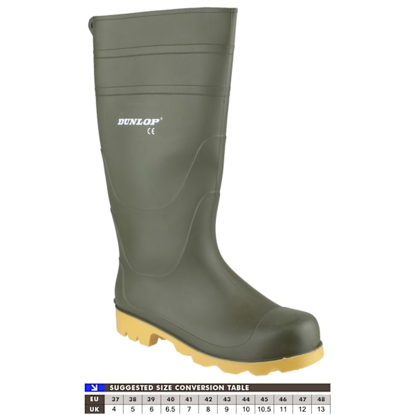 Dunlop Universal PVC Welly / Herr Wellington Stövlar 39 EUR Grön Green 39 EUR