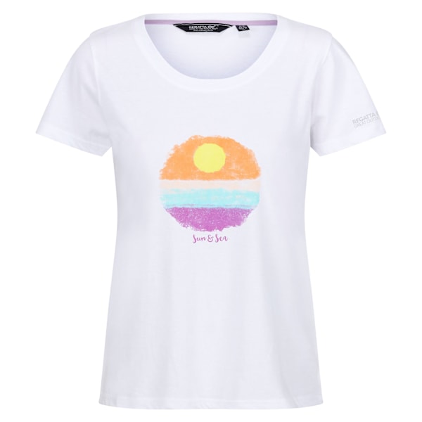 Regatta Filandra VIII Sol-T-shirt för Kvinnor/Dam Storlek 14 UK Vit White 14 UK