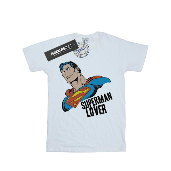 DC Comics Boys Superman Lover T-Shirt 7-8 år Vit White 7-8 Years