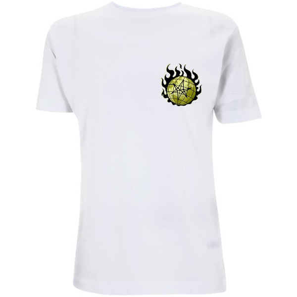 Bring Me The Horizon Unisex Vuxen Globe Bomull T-shirt M Vit White M