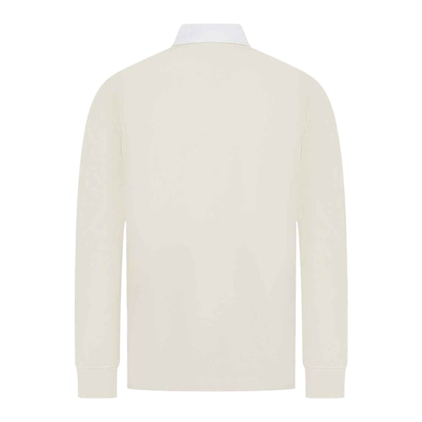 Front Row Herr Premium Långärmad Rugbytröja/Topp 3XL Natur Natural 3XL