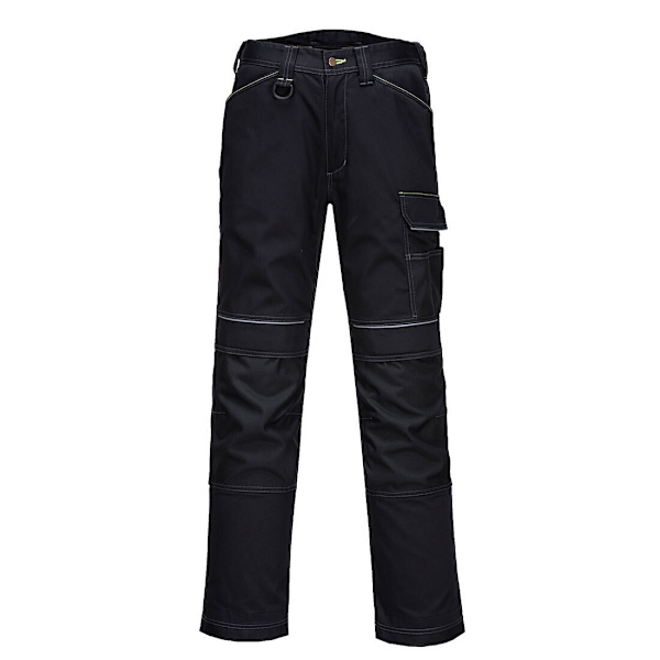 Portwest Herr PW3 Arbetsbyxor 42R Svart Black 42R