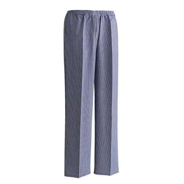 Premier Unisex Pådragskockbyxor / Catering Arbetskläder M Nav Navy/White Check M
