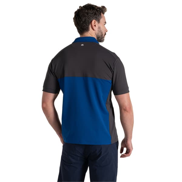 Craghoppers Herr Avro Nosilife Kortärmad Golfpikétröja M Dark Iron M
