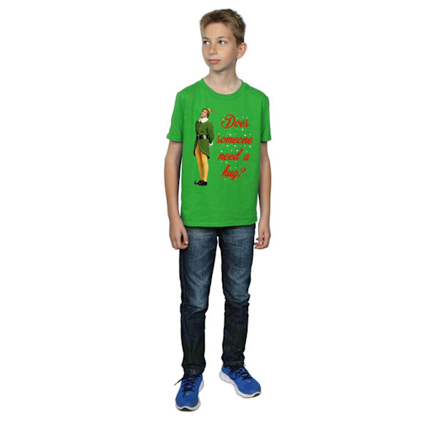 Elf Boys Hug Buddy T-shirt 5-6 år Irländsk grön Irish Green 5-6 Years