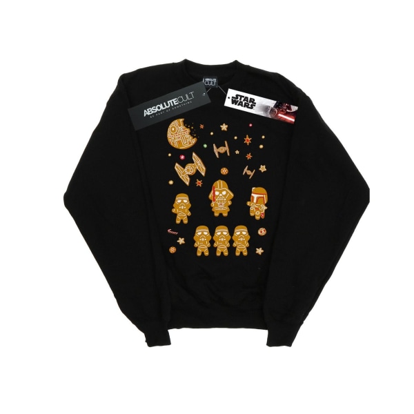 Star Wars Womens/Ladies Gingerbread Empire Sweatshirt S Svart Black S
