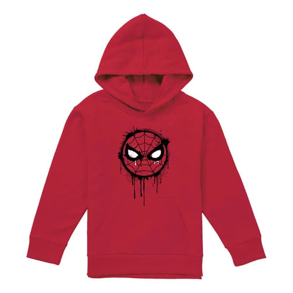 Spider-Man Barn/Barn Graff Parker Tröja med Huvtröja 5-6 År Red 5-6 Years