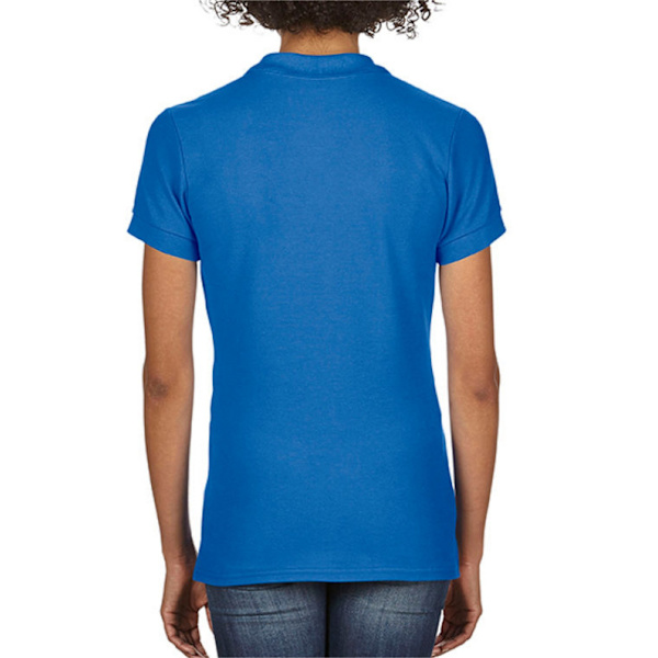 Gildan Dam/Dam Dubbel Piqué Poloshirt XXL Royal Blue Royal Blue XXL