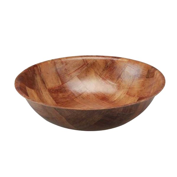 Apollo Trävävd Serveringsskål 25cm Brun Brown 25cm