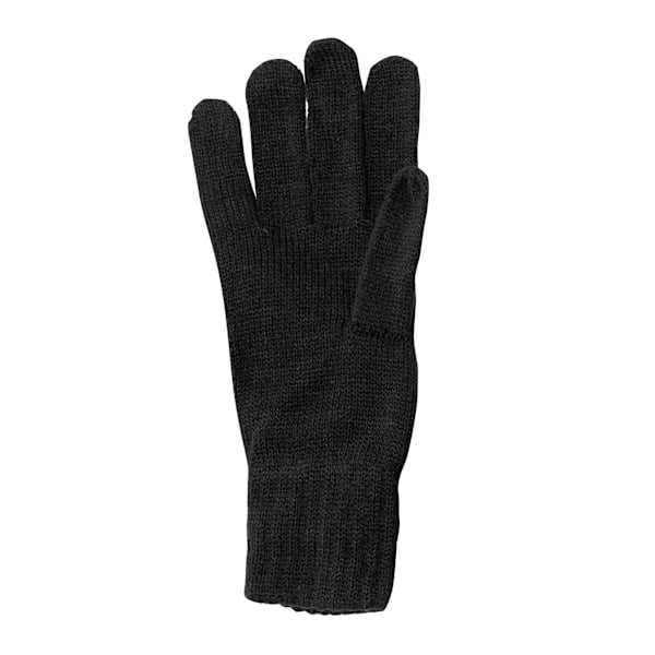Regatta Unisex Stickade Vinterhandskar En Storlek Svart Black One Size