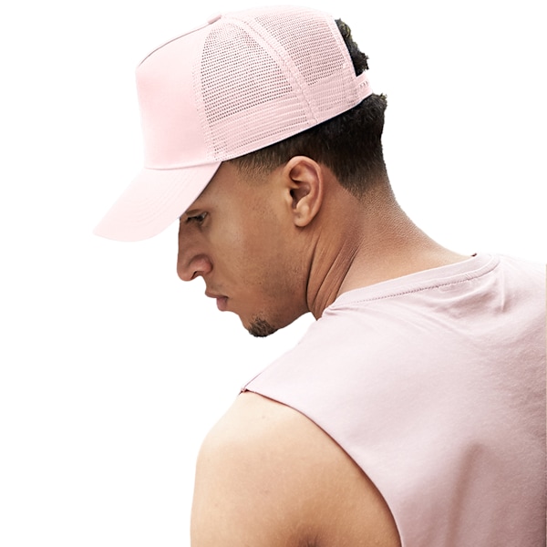 Beechfield Unisex Vuxen Snapback Trucker Cap En Storlek Pastellrosa Pastel Pink One Size