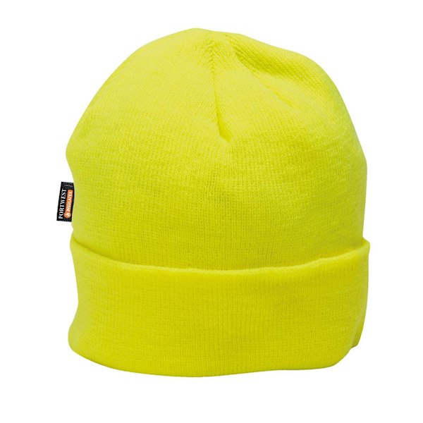 Portwest Unisex Vuxen Stickad Mössa En Storlek Gul Yellow One Size