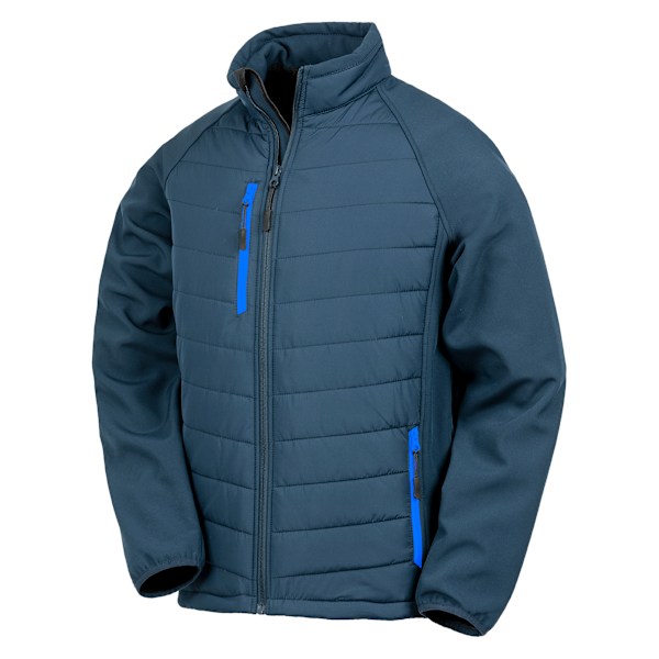 Result Dam/Kvinnor Kompass Softshell Jacka XXL Marinblå/Royal B Navy/Royal Blue XXL