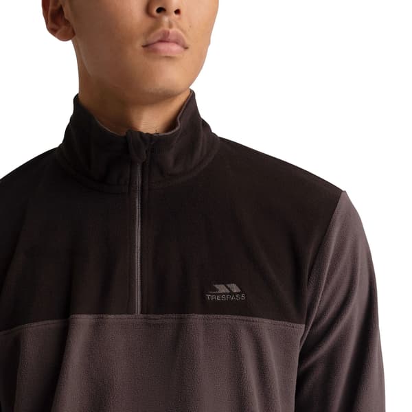 Trespass Curtiston AT100 Fleece Tröja Herr M Mörkgrå Dark Grey M