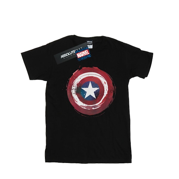 Marvel Dam/Dam Captain America Splatter Shield Bomull Boy Navy Blue M