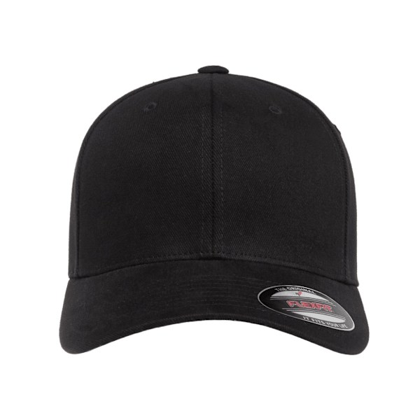 Flexfit By Yupoong Borstad Twill Cap L/XL Svart Black L/XL