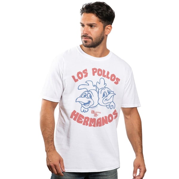 Breaking Bad Mens Los Pollos Hermanos T-Shirt 3XL Vit White 3XL